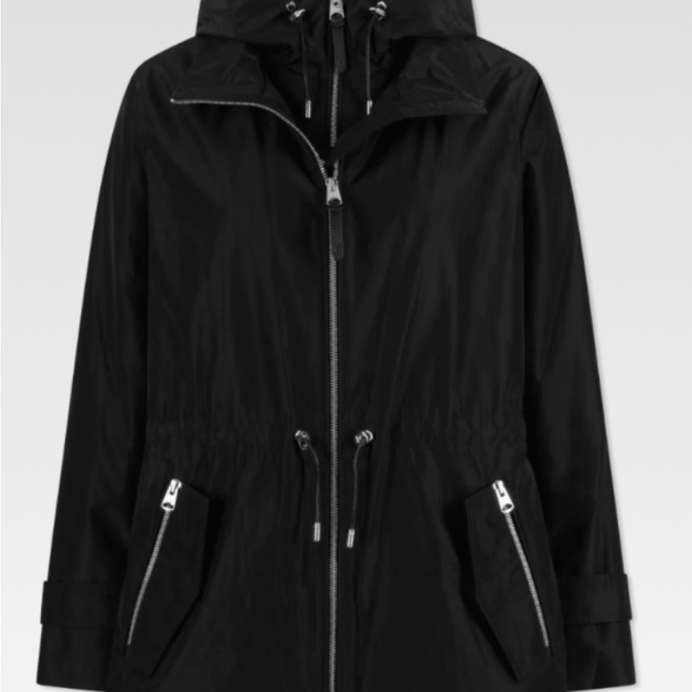 Mackage Black Utility Jacket with Hood